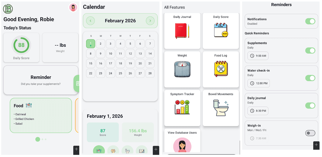 Belly Buddy - Health Tracking Android Application