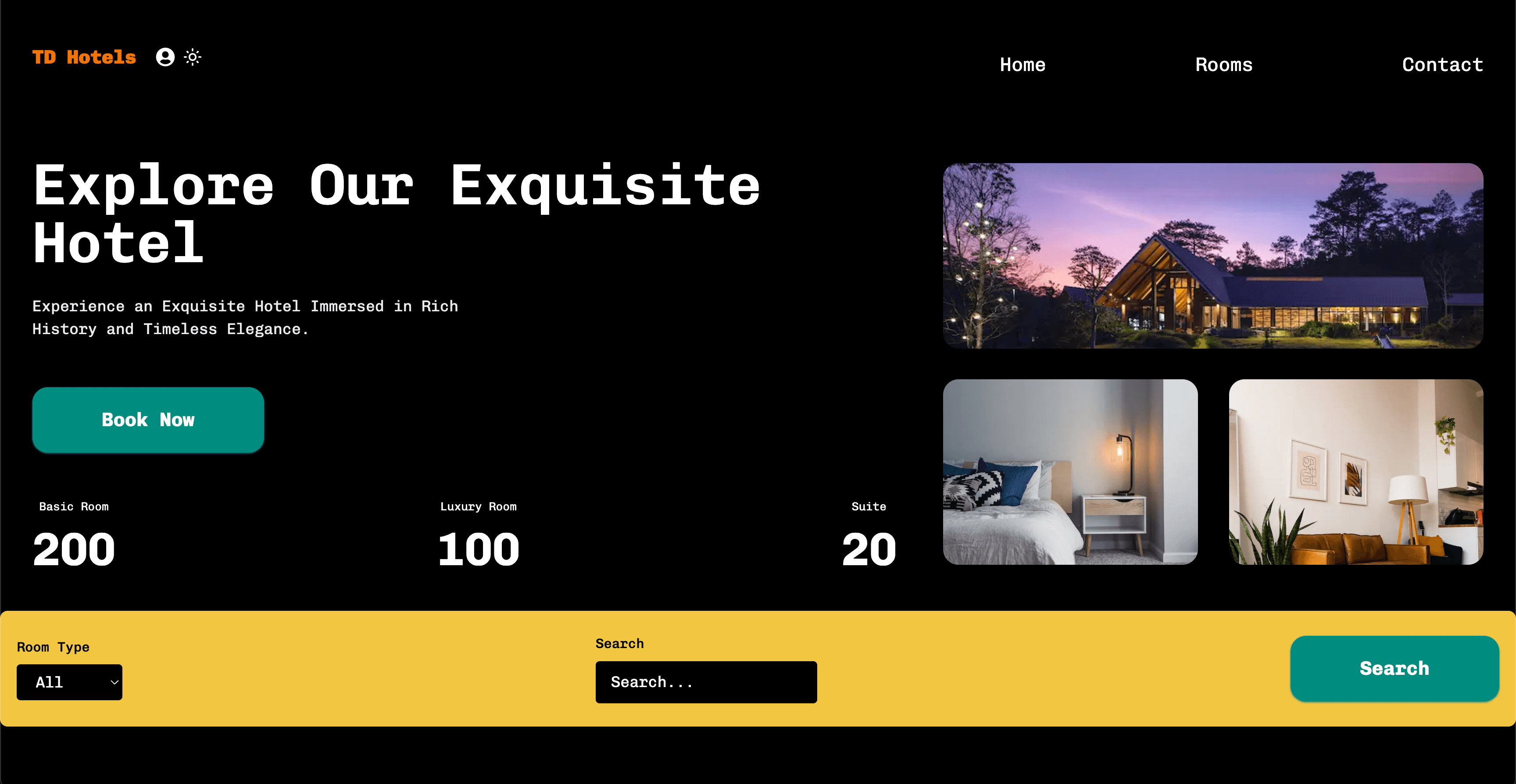 Full-Stack Hotel Booking App
